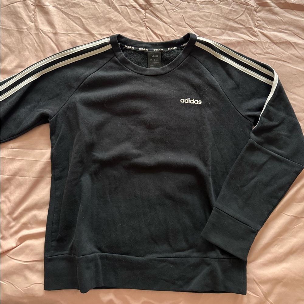 Adidas Black Crewneck Sweatshirt- Size M woman